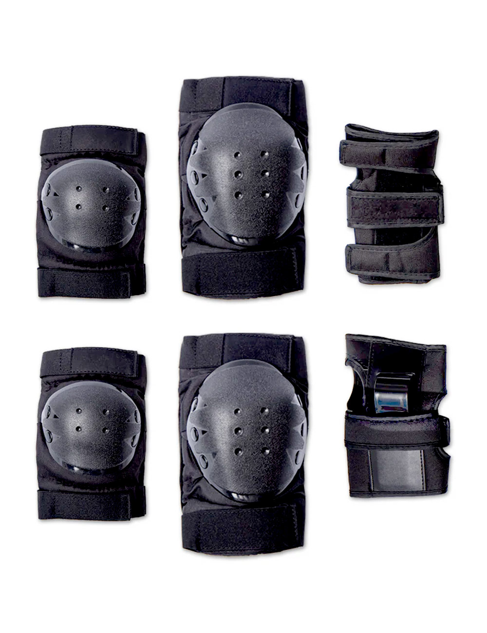KROWN Schoner-Set mit Knie-, Ellbogen- und Handgelenkschonern für optimalen Schutz